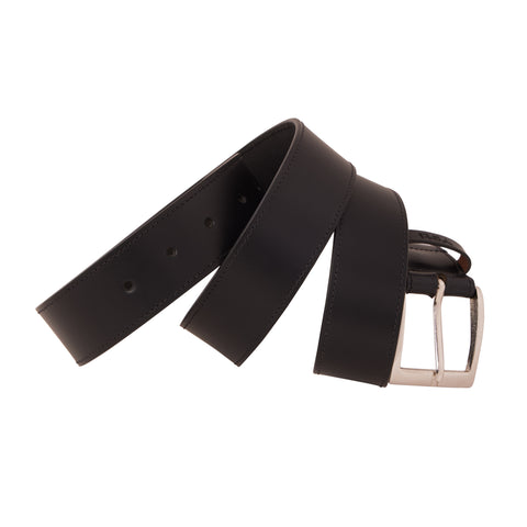 Genuine Leather Belt - Single Side Black - 1253BL