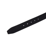 Genuine Leather Belt - Basket Black - 1506BL