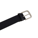 Genuine Leather Belt - Basket Black - 1506BL