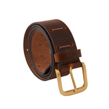 Genuine Leather Belt - Oil Pull Up - Brown /Tan - 1752OLPL