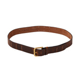 Genuine Leather Belt - Oil Pull Up - Brown /Tan - 1752OLPL