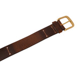 Genuine Leather Belt - Oil Pull Up - Brown /Tan - 1752OLPL