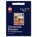 $4.30 Christmas Stamp Booklet (10 Stamp / Book)