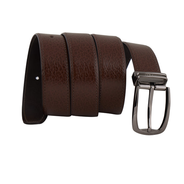 Genuine Leather Belt - Classic Brown - 34CLBR