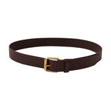 Genuine Leather Belt - Woven Brown - 3700BR