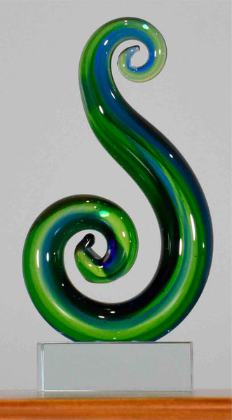 Koru Double Green Blue 15 cm