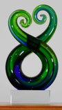 Koru Pair Green Blue 15 cm