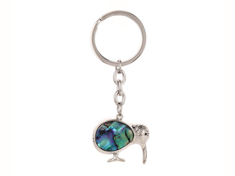 Kiwicraft Paua Shell Keyring - KIWI