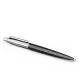 Parker Jotter Bond Street Black Chrome Colour Trim Ballpoint Pen