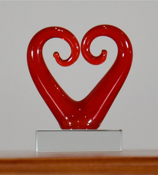 Koru Heart Red 5.5 cm