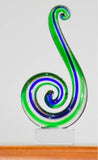 Koru Double Green Blue 8.5 cm