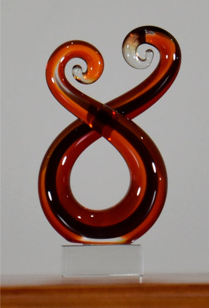 Koru Pair Red Black 8 cm