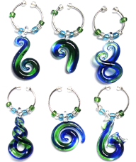 Koru Wine Charms Set