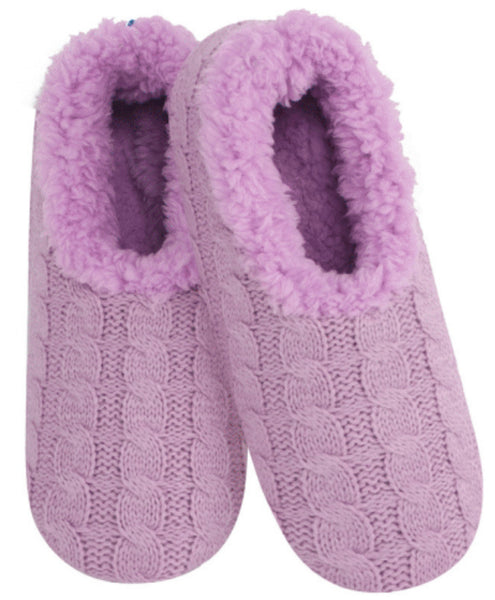 Slumbies - Women's Large Keep Me In Stitches Lavender Foot Covering