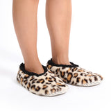 Sploshies - Women's Small Leopard Traditional Foot Covering Slipper